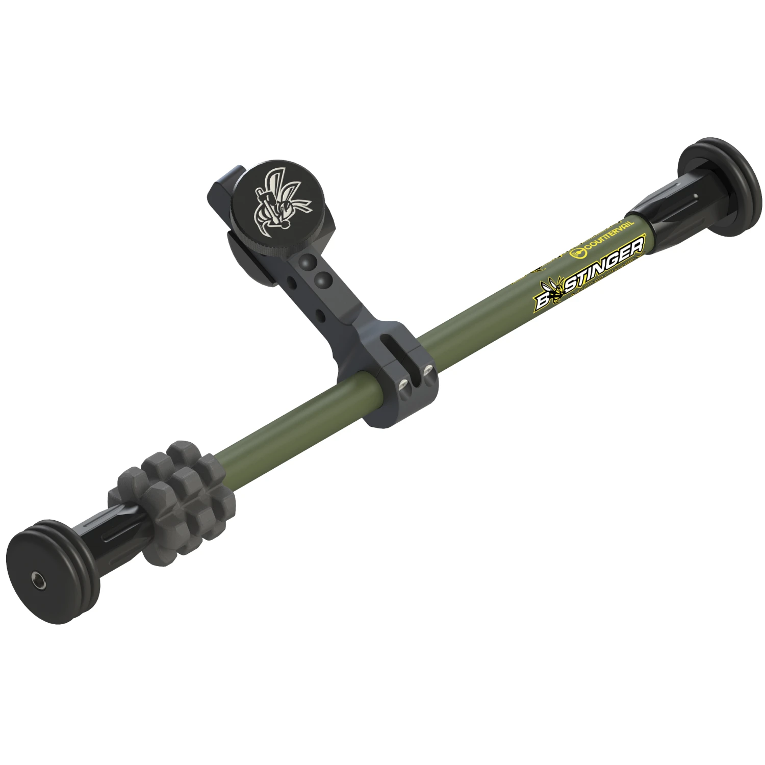 Bee Stinger Stabilizer MicroHex Counter Slide Dovetail 10″ Olive MHXCSDT10OL