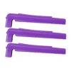Bohning Fletching Tower 3 Degree Left Helical Arms 3pk Purple 601038