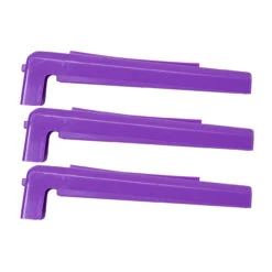Bohning Fletching Tower 3 Degree Left Helical Arms 3pk Purple 601038