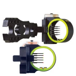 Black Gold Bowsights Rush 5 Pin .019 Left Hand FPRU5-L