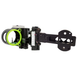 Black Gold Bowsights Ascent Pro Sight 4″ Dovetail 1 Pin Movable .019 Right Hand Standard Head Bridge-Lock