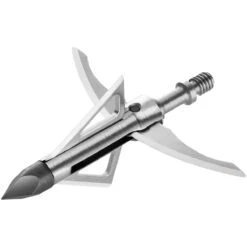 Bloodsport Broadheads Grave Digger 125 Grain 3 Pack Mechanical Blade Chisel Tip 1 3/4″ Cut 10778