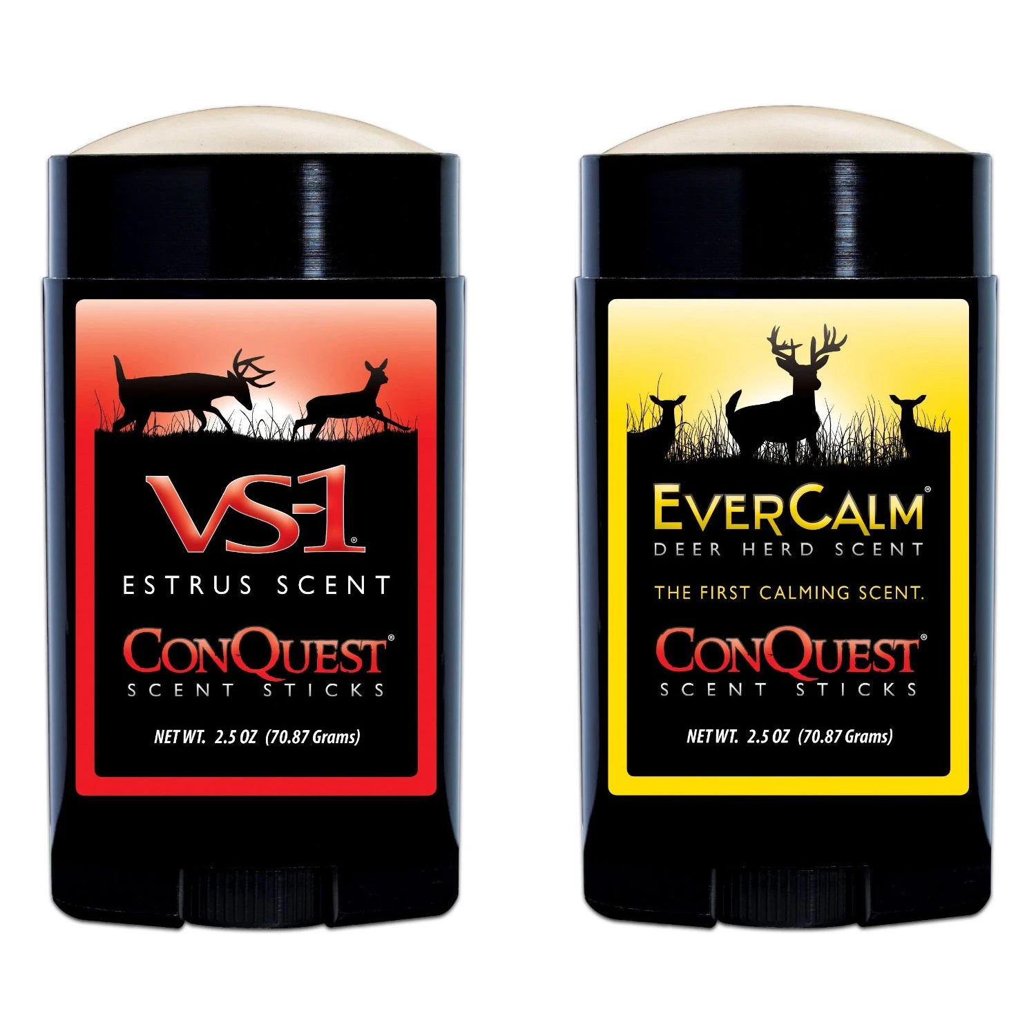Conquest Scents Hunters Pack VS-1 Estrus Scent And EverCalm Herd Scent 5 Oz. 1240