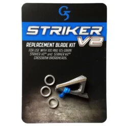 G5 Outdoors Broadhead Striker V2 100 125 Grain Replacement Blade Kit Standard & Crossbow 187