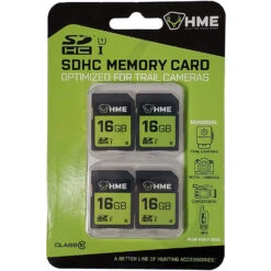 HME SD HC Memory Card 16GB 4 Pack HME-16GB4PK