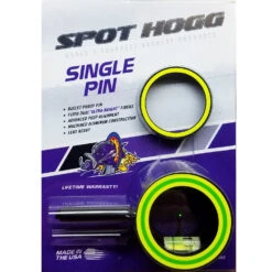 Spot Hogg Sight Head Single Pin .019 Left Hand W/ Alignment Rings PG1DPLH19