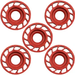 Mathews Harmonic Dampers Rubber Roller 3/4″ 5 Pack Red 80537