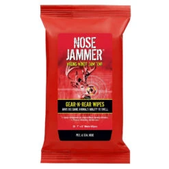 Nose Jammer Scent Elimination Gear-N-Rear Field Wipes 3120