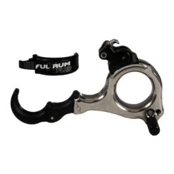TRU Ball Archery Release Fulkrum Flex 3-4 Finger Silver Large Back Tension TFLF-QS-L