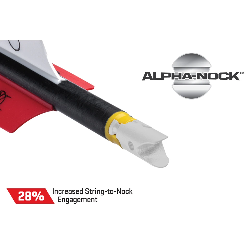 TenPoint Crossbow ALPHA Nock Replacement 6pk White HEA-352.6W - Image 2
