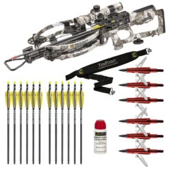 TenPoint Crossbow Nitro 505 Veil Alpine ACUslide EVO-X Elite Camo Scope CB22005-6189 W/ Free Broadheads, Sling, Lube & Bolts
